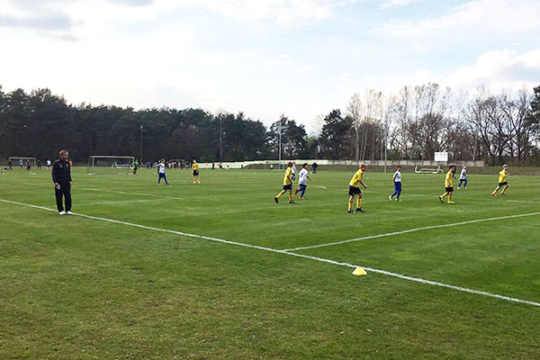 Fußballturnier auf dem Sportplatz