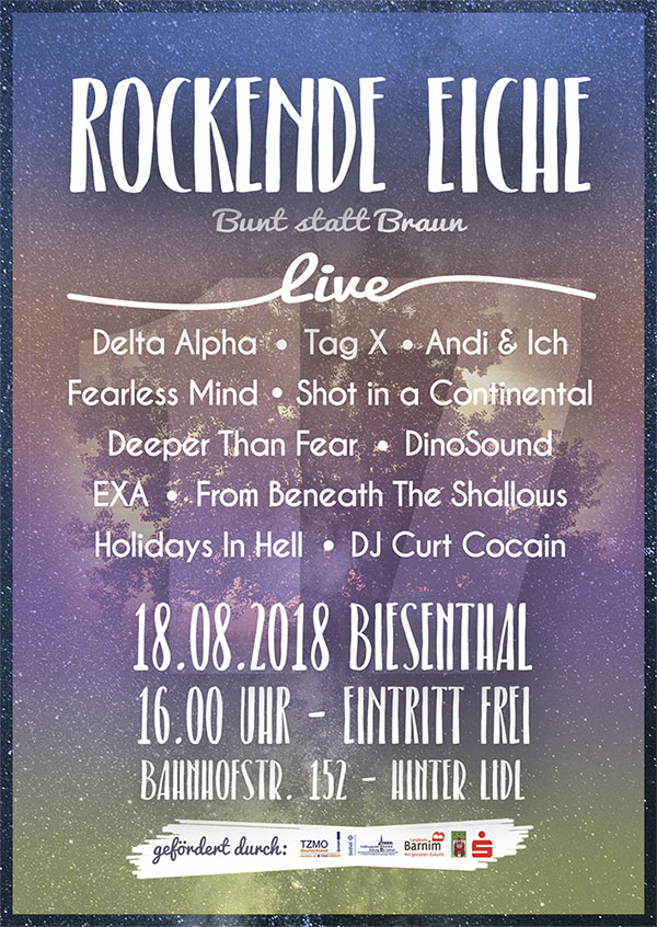 Plakat Rockende Eiche 2018